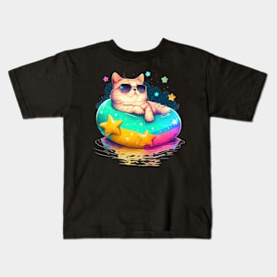 Floating Chonkstar Kids T-Shirt